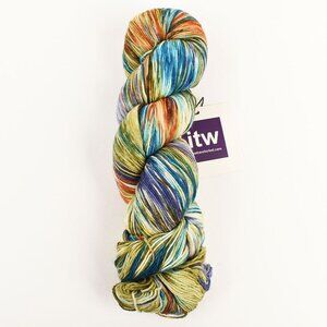 Into The Whirled Pakokku Sock Yarn 4-Ply SW Merino 460 Yards Color Moscow Mule